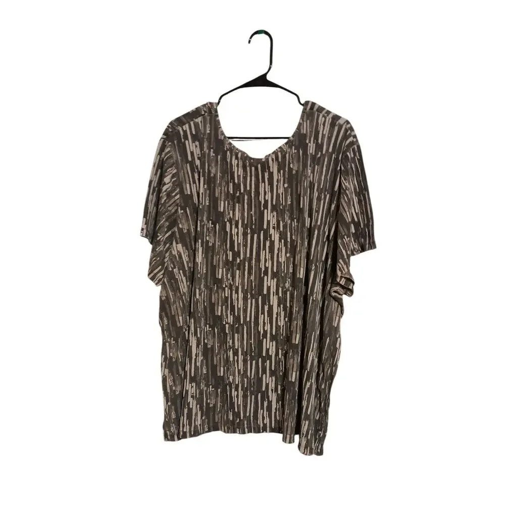 Roaman's Short Sleeve Notch Work Painter T-Shirt 4X 34/36 (WORN OUT HAS FLAWS) - Picture 2 of 5